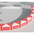 Miniatyrbild 4 av 5: 1 Pack (Röd) Magisk orm med 48 block, Magic Snake Cube Twist P