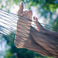 Miniatyrbillede 4 af 5: Net hængekøje, have til én person, camping, letvægts til indendørs og udendørs, grøn
