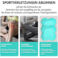 Miniatyrbillede 3 af 5: Yogamåtte til knæ, yogamåtte til knæ, skridsikker yogamåtte, yogamåtter til knæ 2