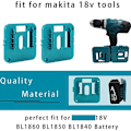Miniatyrbilde 4 av 5: 5-pakks batteriholder batterimontering for 18v ​​batteridokkholder