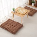 Miniatyrbild 2 av 5: Ljus kaffefärgad vacker rektangulär kudde Mock Cookie Kudde för hav