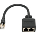 Miniatyrbild 1 av 5: RJ45-splitteradapter, 1 till 2 RJ45-nätverksport Ethernet-adapter
