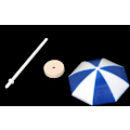 Miniatyrbillede 3 af 4: 2 stk. Gul Mini Parasol Sving Mikro Landskab Strand Strand Adgang