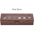 Miniatyrbilde 3 av 5: Etui for 6 klokker/display/boks/oppbevaring for klokker i PU og glass