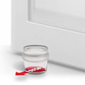 Miniatyrbillede 2 af 5: 3 stk. selvklæbende gummistop til døre - gummistop til døre - dørstop - gulvmonteret - perfekt beskyttelse mod svingdøre
