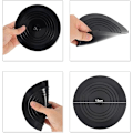 Miniatyrbild 2 av 5: 2-pack badpropp (vit & svart), 6\" universell badpropp