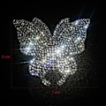 Miniatyrbilde 5 av 5: （5X7cm）3 stk Krystall Bilstikker, Bling Butterfly Krystall Rhinestone Bilsticker