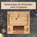 Miniatyrbild 2 av 5: Svart valnöt Escape Room 60 min i en låda - Kattmodell - Trä