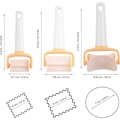 Miniatyrbillede 2 af 5: 3-delt sæt med plastik kageform kit kageudstikker multifunktionel