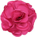 Miniatyrbilde 1 av 5: ROSE RED Stoff Stor Rose Blomst Brosje Blomster Brosje rose red