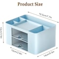 Miniatyrbillede 2 af 5: Skrivebordsskuffe Organizer (Blå), Skrivebordsskuffe Opbevaringsarrangør, Stati