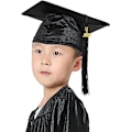 Pikkukuva 3 / 5: Esikoulu Toga Diploma Toque Lapsi Valokuvaus Asu musta