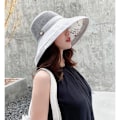 Miniatyrbillede 3 af 5: Kvindernes Mesh Solhatte Sommer UV Beskyttelse Bred Skygge Strand