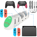Miniatyrbilde 3 av 4: Ladestasjon for Switch Joy Cons og Pro-kontrollere - Chargi