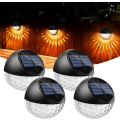 Miniatyrbillede 1 af 5: 4 stk. LED solcelle væglamper udendørs IP65 vandtæt dekorativ W