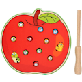Miniatyrbild 1 av 5: Apple Typ-1pc Baby Catch Game Magnetisk Skrivbords Fruktform Fälla