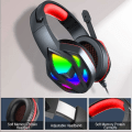 Miniatyrbild 3 av 5: (Blå) Gaming-hörlurar, Over-Ear-hörlurar med färgväxling