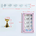 Miniatyrbild 2 av 5: 3 Set Akryl Nagel Display Stativ (Guld, Silver, Rosa) Transparent