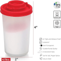 Pikkukuva 4 / 5: 140 ml, 2 kpl, BPA-vapaa läpinäkyvä muovinen suola- ja pippurirasia