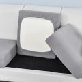 Miniatyrbilde 2 av 5: Grå Høy Elastisk Sofa Setetrekk Stue Sofa Setetrekk Sof