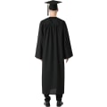 Miniatyrbillede 3 af 5: Graduation Robe og Graduation Cap til Voksne L 2023 Unisex Sort
