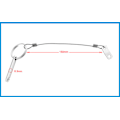 Miniatyrbillede 2 af 5: 4 stk. Hurtigudløserstifter, 6,3 mm øverste stiftdiameter, 51 mm samlet L