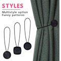 Miniatyrbilde 2 av 5: 4 stk magnetiske gardinholdere klips metallgardin spenne holdbac