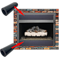 Pikkukuva 1 / 5: 91,44 x 15,24 cm - 2 kpl Magneettinen Takkavetoesto - Takkapeite Blo