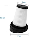 Miniatyrbild 4 av 5: 3-pack filter för Grundig Vch9832 Vch9629 Vch9630 dammsugare
