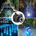 Miniatyrbillede 5 af 5: 15W 800l/h springvandspumpe dam pumpe vandfunktion pumpe havepumpe