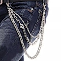 Miniatyrbillede 1 af 4: 1 stk. Herre Jeans Tegnebogskæde Mode Hip Hop Gotisk Punk Bukser C