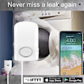 Miniatyrbild 3 av 5: 2 st Wi-Fi vattenläckagedetektor, 130dB smart översvämningsdetektor, vatten