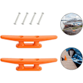 Miniatyrbillede 4 af 5: 2 stk. rebsklamp (orange), til kanoer, fortøjning i høj kvalitet