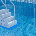 Miniatyrbillede 5 af 5: 9 x 36 tommer måtte til (blå, 24 x 91 cm) poolstige, swimmingpool