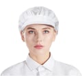 Pikkukuva 5 / 5: 3 kappaleen mesh-kokin hattu - valkoinen, unisex-keittiöhatut mesh-verkolla, sopii työpajaan, tehtaaseen, keittiöön, cateringiin, leipomoon