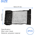 Miniatyrbilde 2 av 5: Ping Pong Net 2 stk Foldbar Ping Pong Net 180 * 14cm Svart Bordtennisnett