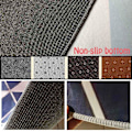 Miniatyrbilde 4 av 4: Maskinvaskbar rund teppe, enkel geometrisk stil absorberende