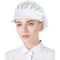 Pikkukuva 2 / 5: 3 kappaleen mesh-kokin hattu - valkoinen, unisex-keittiöhatut mesh-verkolla, sopii työpajaan, tehtaaseen, keittiöön, cateringiin, leipomoon