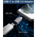 Miniatyrbillede 3 af 5: Sølv - USB C han til USB 3.0 hun adapter 3-pak, Thunderbolt