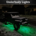 Miniatyrbilde 4 av 5: 10-pakks LED-steinlys, stripelys, hjulbue-lys, underglød