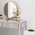 Miniatyrbild 4 av 5: Elegant 3-vånings antikt brons T-formad smyckesdisplaystativ för N