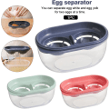 Miniatyrbilde 5 av 5: PP eggeskiller med håndtak, eggeplommeskiller, dobbel eggekomp