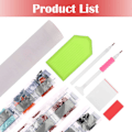 Miniatyrbild 5 av 5: Diamantmålning Set för Barn, 5D Groda Diamantmålning Set, DIY