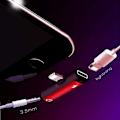 Miniatyrbilde 2 av 5: Hodetelefonadapter, Adaptersplitter, Lyn Splitter, Lydadapter