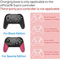 Miniatyrbilde 2 av 5: 6 i 1 LED-laderdock kompatibel med Joy Cons og kontroller f