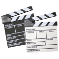 Pikkukuva 5 / 5: Musta elokuvan clapperboard Hollywood-elokuvan clapperboard-kohtaus Dekor