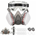 Miniatyrbild 2 av 5: 6200 Återanvändbar Halv ansiktsmask Respirator, Gasmask, Andningsskydd