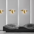 Miniatyrbilde 5 av 5: Moderne LED Flygende Fugl Vegglampe for Soverom Stue (12,8 tommer)