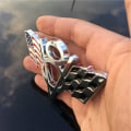Miniatyrbilde 3 av 5: 1 stk 3D metall v8 USA flagg motorsykkel bil klistremerke logo emblem merke