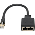 Miniatyrbillede 1 af 5: RJ45 Splitter Adapter, 1 til 2 RJ45 Netværksport Ethernet Adapter